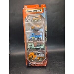 Matchbox Mbx Construction VII 5 Pack Toy Car  Brand New Toys